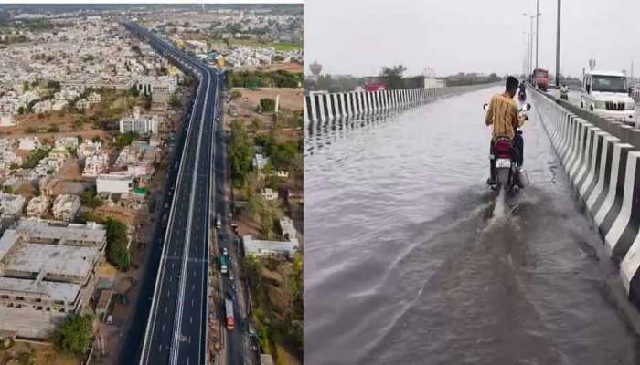 196 કરોડ ગયા પાણીમાં.... ગુજરાતનો સૌથી લાંબો એલિવેટેડ કોરિડોર વરસાદી પાણીમાં ગરકાવ