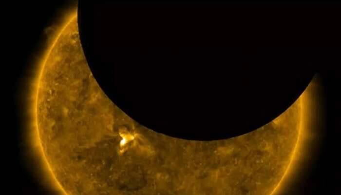 અવકાશમાં દેખાયો સૂર્યગ્રહણનો અનોખો નજારો, 3 મહિના પછી પૃથ્વી પરથી દેખાશે