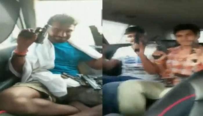 VIDEO: મૂસેવાલાની હત્યા બાદ શૂટર્સે મનાવ્યો જશ્ન, ગાડીમાં લહેરાવ્યા હથિયાર