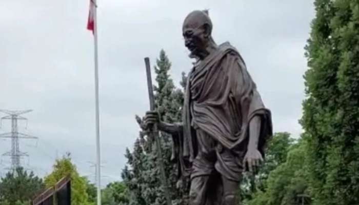 Mahatma Gandhi: કેનેડામાં મહાત્મા ગાંધીની પ્રતિમાને તોડી, ભારત સરકારે વ્યક્ત કર્યો ઉગ્ર વિરોધ