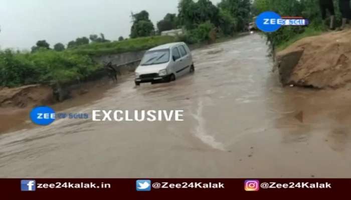 Heavy rain in banaskantha 