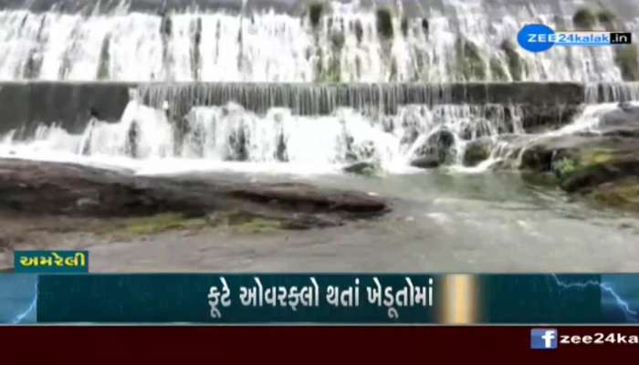 Heavy rain in Amreli