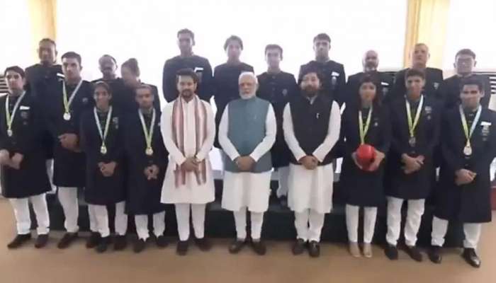 કોમનવેલ્થના મેડલવીરોને મળ્યા પીએમ મોદી, ખેલાડીઓને આપ્યો જીતનો મંત્ર