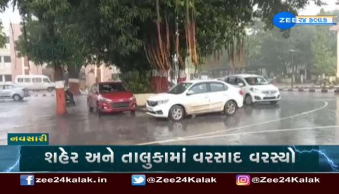 Heavy rain in Navsari