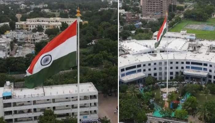રાજ્યમાં સ્વતંત્રતા પર્વની ઉજવણી, 170 ફૂટ ઊંચાઈએ રાષ્ટ્રધ્વજ ફરકાવી સજર્યો ઈતિહાસ