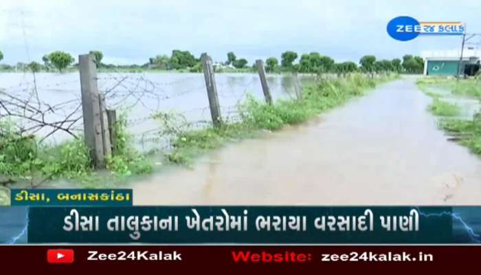 Heavy rain in Banaskantha 