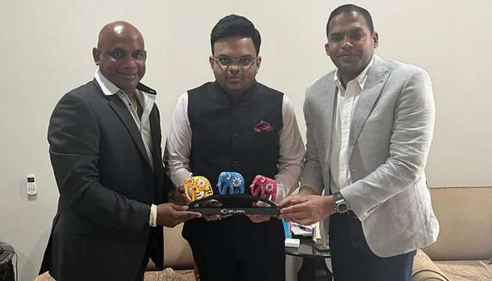 Sanath Jayasuriya Gujarat Visit: અમદાવાદ આવેલા જયસૂર્યાએ કરી મહત્વપૂર્ણ વાત, જય શાહ સાથે કરી મુલાકાત
