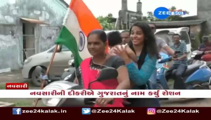 Navsari's daughter hoists the tricolor on a 20,300-foot Himalayan mountain, see
