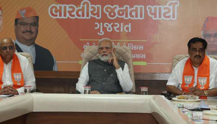 Gujarat BJP નેતાઓ સાથે PM મોદીએ યોજી બેઠક, તૈયાર કરી ચૂંટણીની રણનીતિ