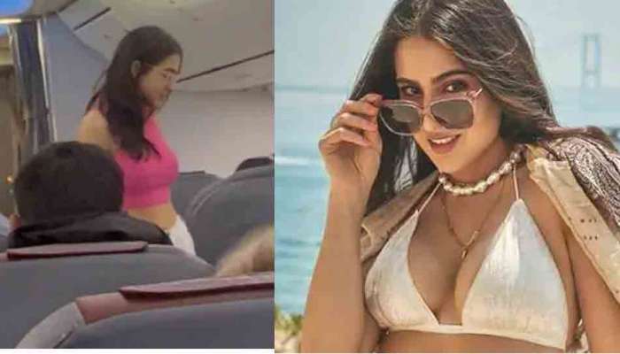 Sara Ali Khan એ ફ્લાઈટમાં એવું કામ કર્યું કે બધા ચોંકી ગયા, જુઓ Video 