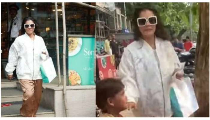 Kajol: ભિખારીએ કાજોલ પાસે માંગ્યા પૈસા.... પરંતુ અભિનેત્રીએ કરી આ હરકત, જુઓ વીડિયો