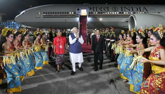 G-20 Summit: પીએમ મોદી જી-20 સંમેલનમાં ભાગ લેવા બાલી પહોંચ્યા, થયું ભવ્ય સ્વાગત