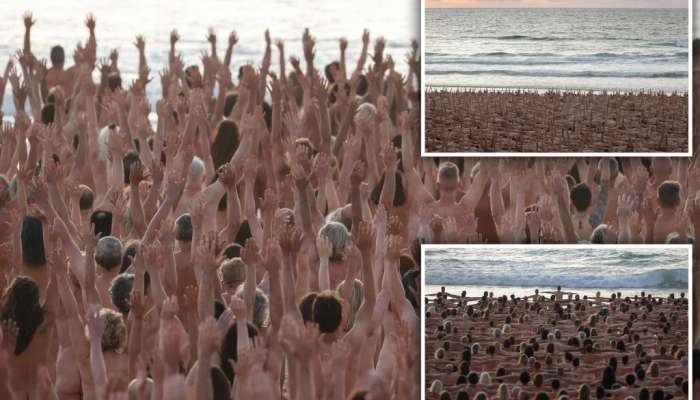 ઓસ્ટ્રેલિયાના બીચ પર 2500 લોકોએ કપડા વગર કરાવ્યું ફોટોશૂટ, કારણ જાણીને તમે કરશો સલામ