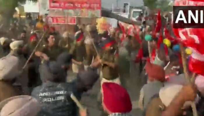 Punjab Farmers Protest: પંજાબમાં CM હાઉસની બહાર મજૂરો અને ખેડૂતોનું પ્રદર્શન, પોલીસે કર્યો લાઠીચાર્જ