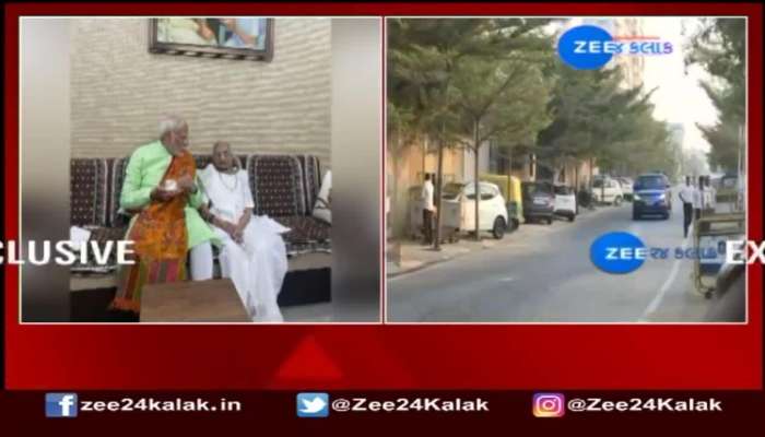 PM મોદીએ માતા હીરાબાના આશીર્વાદ લીધા, જુઓ વીડિયો 