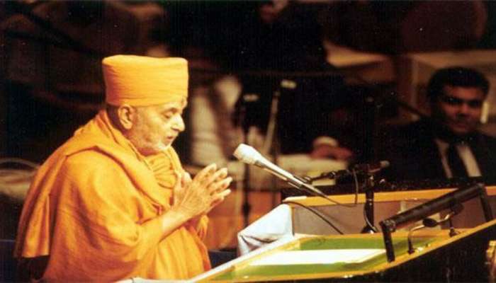 The World is One Family Pramukh Swami ji Maharaj Shatabdi Mahotsav UN  Tribute