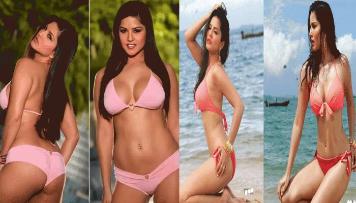 Sunny Leone Bikini Photos: લો હવે સન્ની લિયોની કેસરી રંગની બિકીનીમાં આળોટતી દેખાઈ!