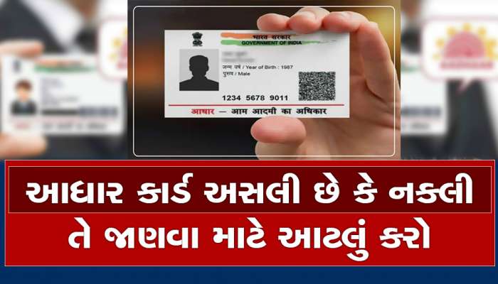 સાચવજો! દરેક જગ્યાએ આધાર કાર્ડ જરૂરી, નકલી હશે તો મૂકાઈ જશો મુશ્કેલી