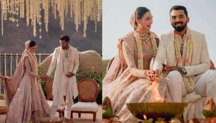 કેએલ રાહુલ અને આથિયા શેટ્ટીએ લીધા સાત ફેરા, સામે આવી લગ્નની તસવીરો
