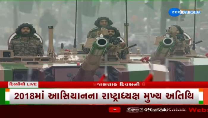 Republic Day Parade Live: કર્તવ્ય પથ પર K9-વજ્ર-ટી (સ્વ-સંચાલિત) ગન સિસ્ટમ