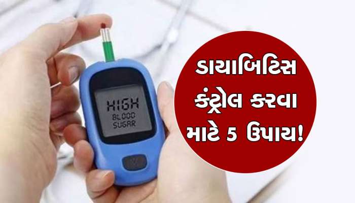 Diabetes Control Tips: તમને ડાયાબિટિસ છે? આ 5 ઉપાય અજમાવો...કંટ્રોલમાં આવી જશે બ્લડ શુગર! બીજા અનેક ફાયદા    