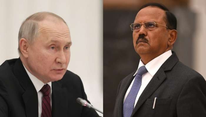 Doval-Putin Meeting: અજીત ડોભાલ પહોંચ્યા રશિયા, યુદ્ધ વચ્ચે પુતિન સાથે કરી મુલાકાત, આ મુદ્દે થઈ ચર્ચા