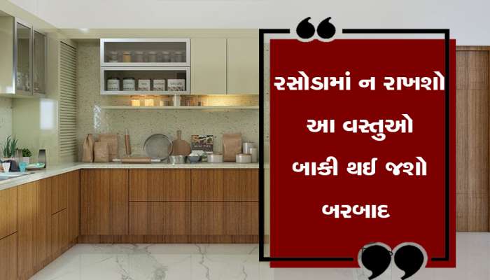 Vastu Tips: રસોડામાં ભૂલેચૂકે પણ આ વસ્તુઓ ન રાખશો, વાસ્તુ મુજબ છે ખુબ જ અશુભ
