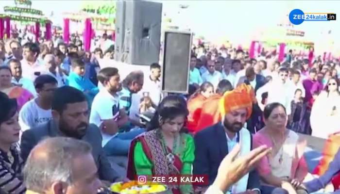 'લાગણીના વાવેતર': વિન્ટેજ ગાડીઓમાં 165 વરરાજાની જાન, જામકંડોરણમાં શાહી સમૂહ લગ્ન...