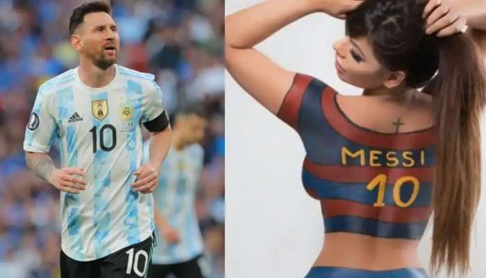 Lionel Messi's fan Suzy Cortez: વાયુવેગે વાયરલ થઈ રહી છે મેસ્સીની ફેન મિસ બમ્બમની હોટ તસવીરો!
