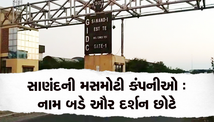 સાણંદ GIDCની માઠી દશા : કરોડોનું ટર્નઓવર કરતી આ કંપનીઓના પ્રોપર્ટી ટેક્સ ભરવામાં ઠાગાઠૈયા