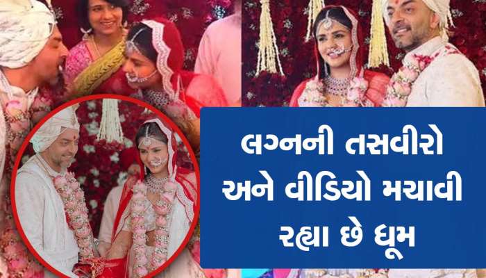 Daljeet Kaur Wedding: દલજીત કૌરે આ ગુજરાતી સાથે લીધા સાત ફેરા, લગ્નની વાયરલ PHOTOs