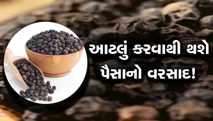 દુર્ભાગ્યને સૌભાગ્યમાં બદલી કાઢે છે કાળા મરીના આ ટોટકા, ઝમાઝમ પૈસાનો થશે વરસાદ