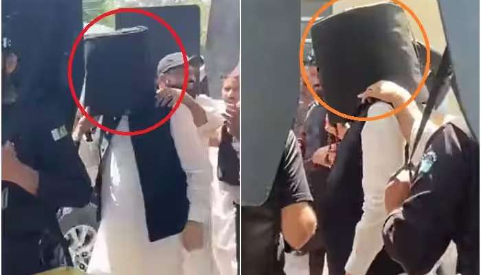 Pakistan: આ તે કેવી લોખંડી સુરક્ષા? દિગ્ગજ નેતા બુલેટપ્રુફ ફેસ શિલ્ડ પહેરી કોર્ટમાં પહોંચ્યા, Video વાયરલ