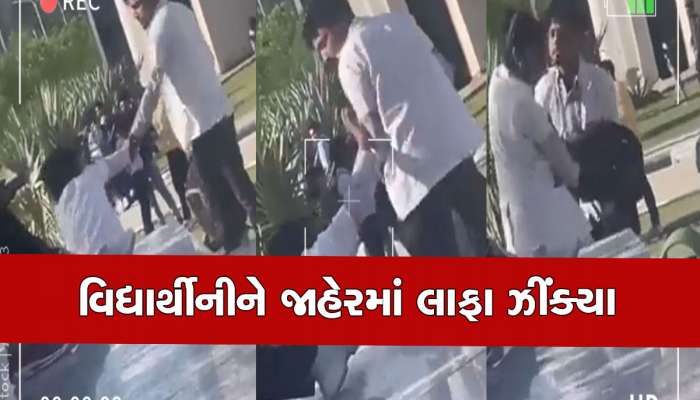 VIDEO: 5 સેકન્ડમાં વિદ્યાર્થીનીના ગાલ પર 5 થપ્પડ, છોકરો ઉઠ્યો અને દે ધનાધન ફરી વળ્યો