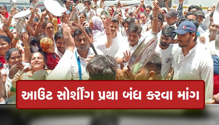 RMCમાં સફાઈ કામદારનો વિરોધ, શું અન્ય જ્ઞાતિ ગટરની સફાઈ કરી શકશે?