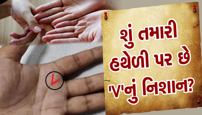 Lucky Sign On Palm: હથેળીમાં જો Vનું નિશાન હોય તો 35ની ઉંમર પછી બદલાઈ જશે તમારી કિસ્મત, રૂપિયાનો થશે વરસાદ!