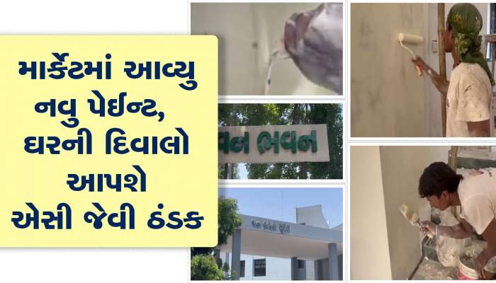 માર્કેટમાં આવ્યું નવું પેઈન્ટ, જે દિવાલ તો ચમકાવશે સાથે આપશે AC જેવી ઠંડક