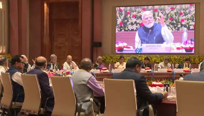 PM મોદીએ નીતિ આયોગની ગવર્નિંગ કાઉન્સિલની બેઠકની  કરી અધ્યક્ષતા, 8 મુખ્યમંત્રી ન રહ્યાં હાજર