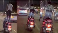 જીવના જોખમે સ્ટંટ કરતા અમદાવાદી નબીરાનો VIDEO વાયરલ, મોપેડ પર કર્યા ભયંકર સ્ટંટ