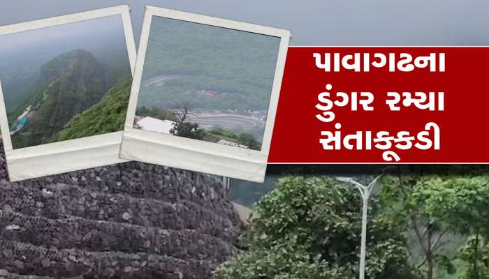 વરસાદી વાતાવરણમાં પાવાગઢની નયનરમ્ય નજારો, નિહાળો પ્રક્રૃતિની સુંદરતા