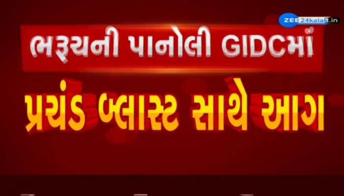 Gujarat Fire Accident : ભરૂચના અંકલેશ્વરમાં ફાર્મા કંપનીમાં લાગી વિકરાળ આગ