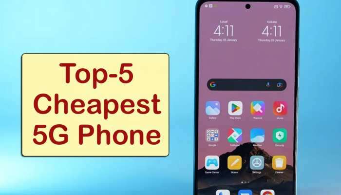 Top-5 Cheapest 5G Phone: આ છે દેશના સૌથીના સૌથી સસ્તા ફોન, જાણો કિંમત અને ખૂબીઓ