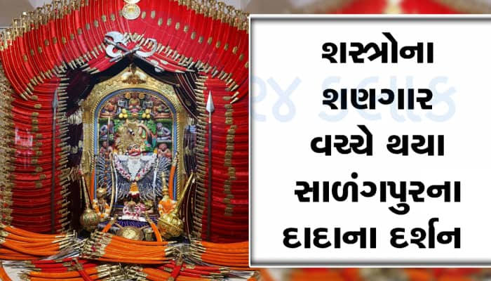 સાળંગપુર હનુમાન દાદાને શસ્ત્રોનો શણગાર, દર્શન કરવા લાખો ભક્તો પહોંચ્યા