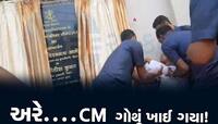 સ્ટેજ પર અચાનક CM નીતિશકુમારનો પગ લપસ્યો અને પછી જે થયું....જુઓ વીડિયો
