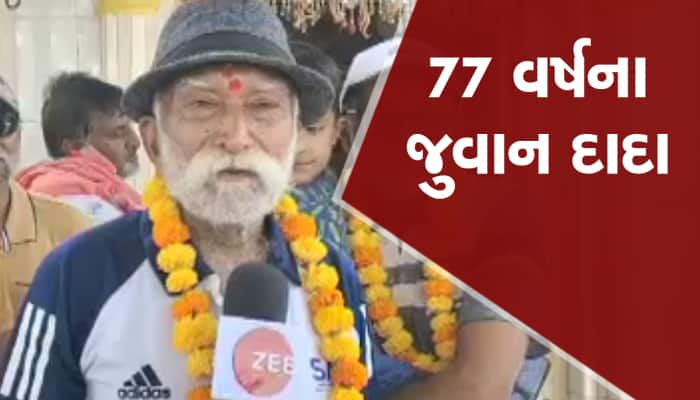 જુસ્સો હોય તો ઉંમર પણ ઝાંખી લાગે : દાદાનો ભક્તિ રંગ, 450 કિમી ચાલી માતાના મઢ પહોંચશે