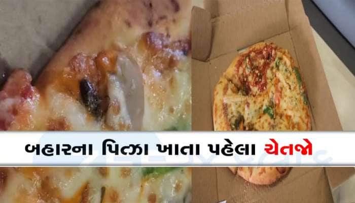 Video Viral: આ ફેમસ પિત્ઝા બ્રાન્ડના પિત્ઝામાં ફરી દેખાયો વંદો, જોઈને એવી ચિતરી ચઢશે