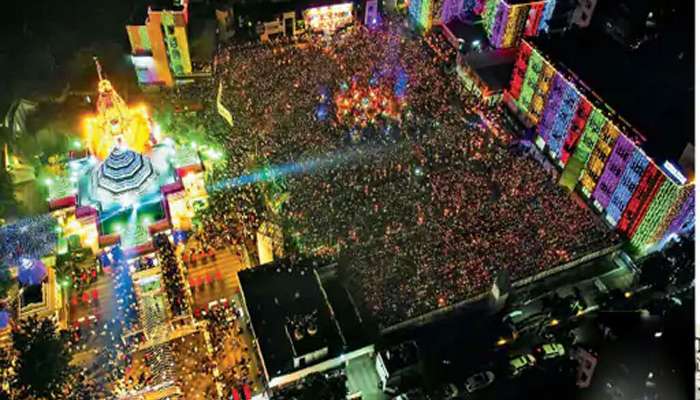 25 હજાર દીવડાથી ઝગમગ થયું મા ઉમિયાનું ધામ : જાણે ધરતી ઉપર દીવડાના તારલા ટમટમ્યાં