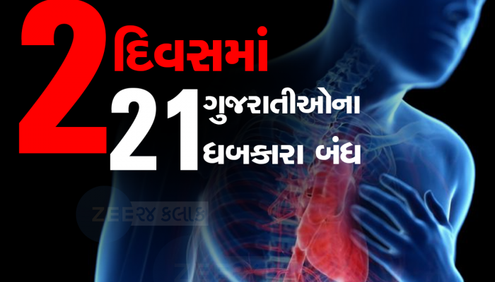 ગુજરાતીઓ માટે કિલર હાર્ટએટેક : બે દિવસમાં 21 લોકોના હાર્ટએટેકથી મોત, નદી પર કપડા ધોતી મહિલાનો ગયો જીવ