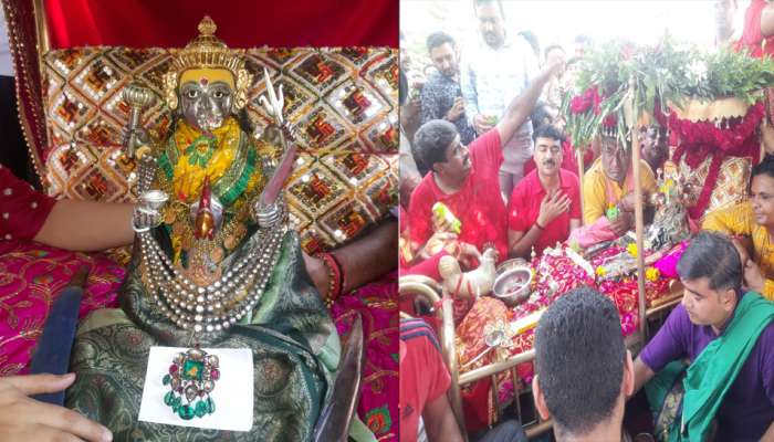 માતાજીને પહેરાવાયો 300 કરોડનો નવલખો હાર..! વર્ષમાં એક જ વાર કઢાય છે બહાર, જાણો...