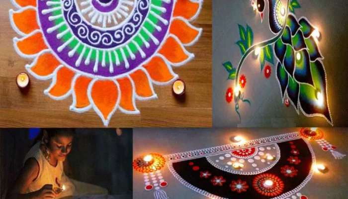 Rangoli Designs: દિવાળી પર તમારા મનને મોહી લેશે આ રંગોળી ડિઝાઇન, જુઓ તસવીરો